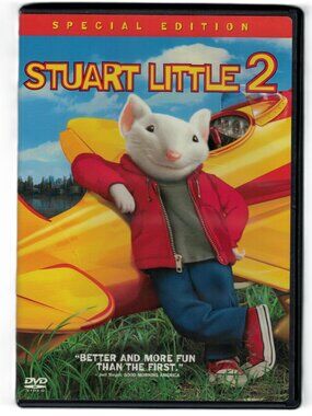 Stuart Little 2 (DVD) 2002 Geena Davis, Hugh Laurie, Jonathan Lipnicki NEW